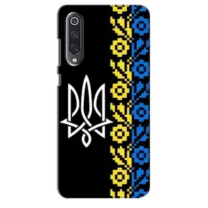 Силіконовый Чохол на Xiaomi Mi 9 SE (Герб и вишиванка)