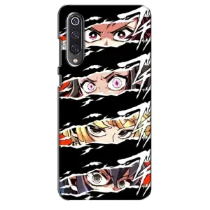 Силиконовые чехлы с глазами Anime для Сяоми Ми 9 СЕ (Глаза на чорном)