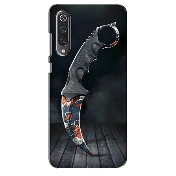 Чехол с рисунком «Кинжал КС ГО» для Xiaomi Mi 9 SE