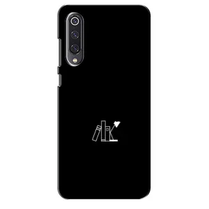 Чехол с картинками на черном фоне для Xiaomi Mi 9 SE (Книжки)