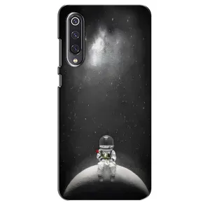 Силиконовый Чехол с принтом "Космонавты" на Xiaomi Mi 9 SE (Космонавт романтик)