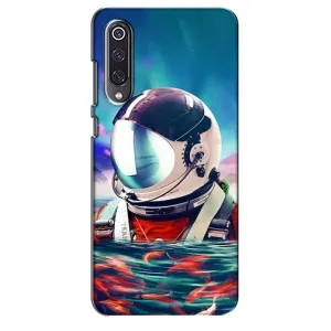 Силиконовый Чехол с принтом "Космонавты" на Xiaomi Mi 9 SE (Космонавт в воде)