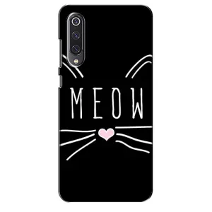 Бампер с изображением Котиков для Сяоми Ми 9 СЕ (КОТИК MEOW)