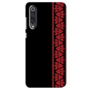 Силіконовый Чохол на Xiaomi Mi 9 SE (Червона вишиванка)