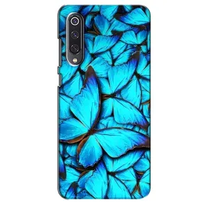 Силиконовый бампер с картинкой животных для Xiaomi Mi 9 SE (Крылья бабочек)
