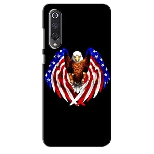 Чехол Флаг USA для Xiaomi Mi 9 SE (Крылья США)