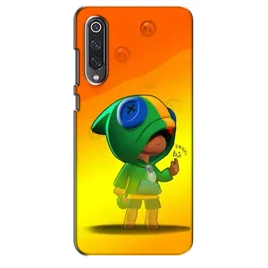 Чехол Бравл Старс для Xiaomi Mi 9 SE (LEON в кофте)