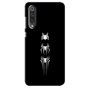 Чехол Супергерой Человека Паука на Xiaomi Mi 9 SE (Лого паука)