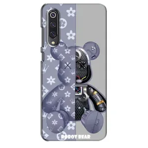 Силиконовый чехол для Xiaomi Mi 9 SE (Медведь Louis Vuitton)