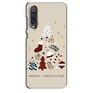 Чехол Санта Клаус для Xiaomi Mi 9 SE (Merry Christmas)