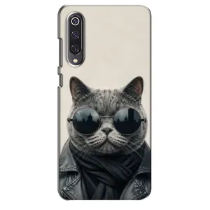Чехол на тематику: Коты для Xiaomi Mi 9 SE (Модный кот)