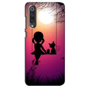 Девчачий Чехол для Xiaomi Mi 9 SE (На качели)