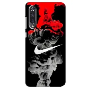 Силиконовый Чехол на Xiaomi Mi 9 SE с картинкой Nike (Nike дым)