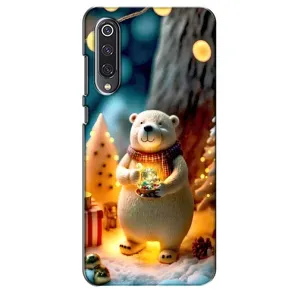 Чехлы на Новый Год Xiaomi Mi 9 SE (Новогодний ведмеженок)