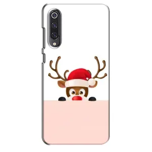 Чехол Санта Клаус для Xiaomi Mi 9 SE (Олененок)