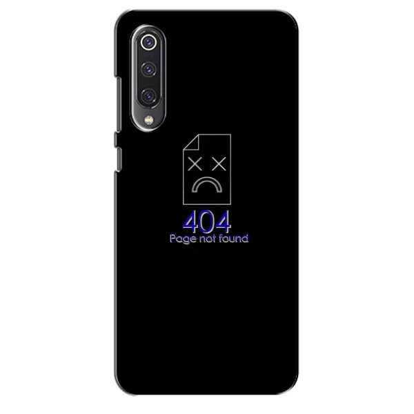 Чехол с рисунком «Ошибка 404» для Xiaomi Mi 9 SE Чехол с рисунком «Ошибка 404» для Xiaomi Mi 9 SE