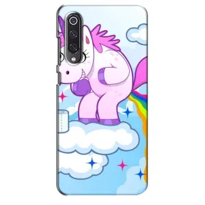 Чехол Unicorn на Xiaomi Mi 9 SE (Радуга единорожка)
