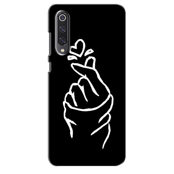 Чехол с рисунком «Сердце на черном» для Xiaomi Mi 9 SE Чехол с рисунком «Сердце на черном» для Xiaomi Mi 9 SE