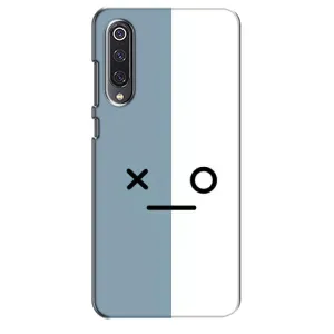 Силиконовые Чехлы (смешные стикеры) для Xiaomi Mi 9 SE (Серо-белый)