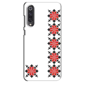 Силиконовый Чехол на Xiaomi Mi 9 SE с картинкой Вышиванки (Силуэт вышиванки)