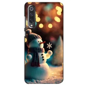 Чехлы на Новый Год Xiaomi Mi 9 SE (Снеговик праздничный)