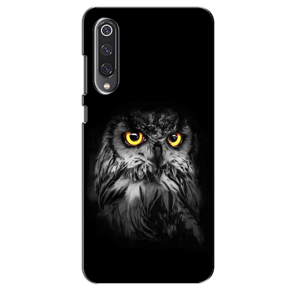 Чехол с рисунком «Сова на чёрном» для Xiaomi Mi 9 SE Чехол с рисунком «Сова на чёрном» для Xiaomi Mi 9 SE
