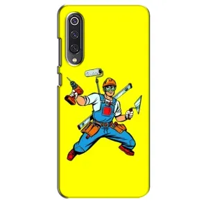 Силіконовий бампер (Працівники) на Xiaomi Mi 9 SE (Будівельник)