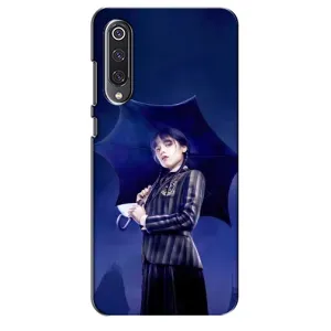 Чехлы с принтом Уэнсдей на Xiaomi Mi 9 SE (Уэнсдей с зонтом)