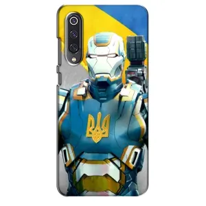 Силиконовый Чехол на Xiaomi Mi 9 SE (Я-Украина) (Украинский робокоп)