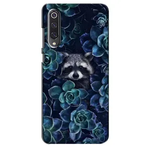 Силиконовый Чехол с Енотами на Xiaomi Mi 9 SE (В цветах)