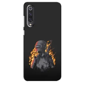 Чохол з картинкою "Герой Pubg" на Xiaomi Mi 9 SE (В полум'ї)