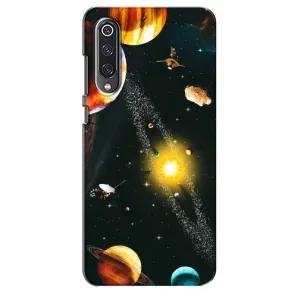 Чехол (ТПУ) с планетами на Xiaomi Mi 9 SE (Вид с космоса)