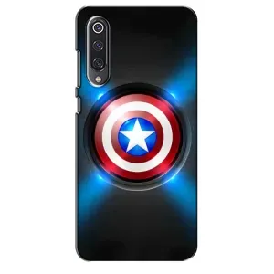 Чехол с Щитом Капитана Америки на Xiaomi Mi 9 SE (Яркий Щит Капитана)