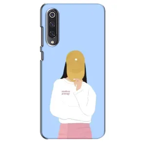 Силиконовый Чехол на Xiaomi Mi 9 SE с картинкой Стильных Девушек (Желтая кепка)