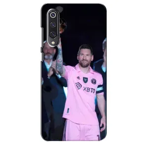 Чехлы Лео Месси в Майами на Xiaomi Mi 9 SE (Золотой мяч Месси)