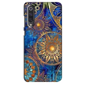 Чехлы со смыслом для Xiaomi Mi 9 SE (Золотые узоры)