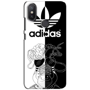 Чохол с стилі "Адідас" для Сяомі Мі А2 Лайт (Adidas шнурки)