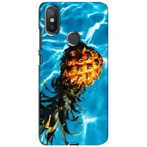 Чехол с изображением вкусной еды для Xiaomi Mi A2 Lite (Ананас)