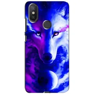 Чехол с Волком на Xiaomi Mi A2 Lite (Арт-Волк)