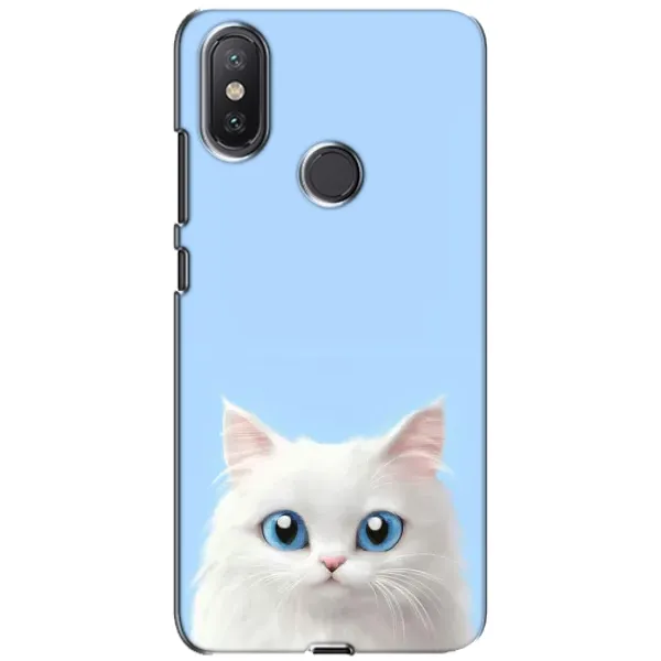 Чехол с рисунком «Белый кот» для Xiaomi Mi A2 Lite Чехол с рисунком «Белый кот» для Xiaomi Mi A2 Lite