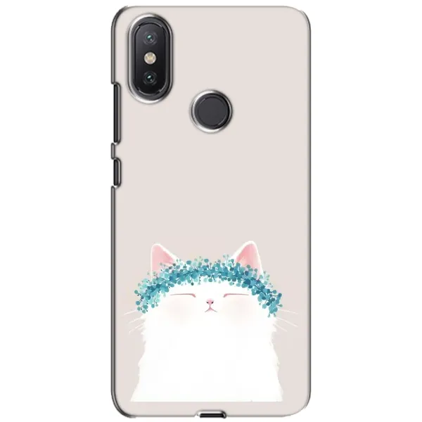 Чехол с рисунком «Белый котик» для Xiaomi Mi A2 Lite Чехол с рисунком «Белый котик» для Xiaomi Mi A2 Lite