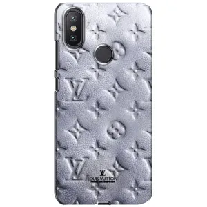 Текстурний Чохол Louis Vuitton для Сяомі Мі А2 Лайт (Білий ЛВ)