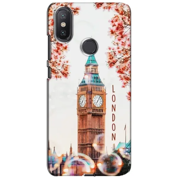 Чехол с рисунком «Часы Лондон» для Xiaomi Mi A2 Lite Чехол с рисунком «Часы Лондон» для Xiaomi Mi A2 Lite