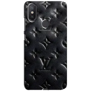 Текстурний Чохол Louis Vuitton для Сяомі Мі А2 Лайт (Чорний ЛВ)