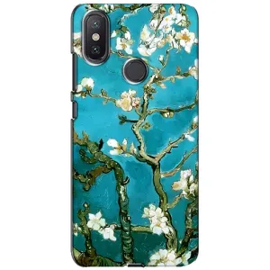 Чехол с принтом САКУРЫ на Xiaomi Mi A2 Lite (Цветение Сакуры)