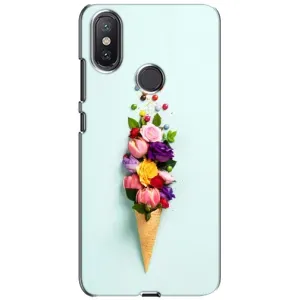 Чохли з тематикою "КВІТИ" на Xiaomi Mi A2 Lite (Квітка-морозиво)