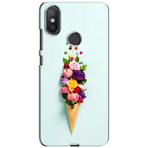 Чехол с рисунком «Цветок-мороженное» для Xiaomi Mi A2 Lite Чехол с рисунком «Цветок-мороженное» для Xiaomi Mi A2 Lite