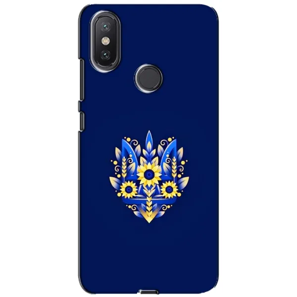 Чехол с рисунком «Цветущий Герб» для Xiaomi Mi A2 Lite