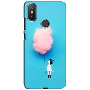 Дівчачий Чохол для Xiaomi Mi A2 Lite (Дівчинка з хмаринкою)