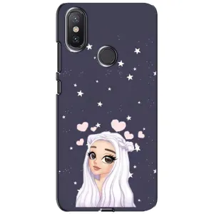 Чохол Стильні дівчата на Xiaomi Mi A2 Lite (Дівчина та серця)